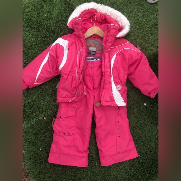 Obermeyer I-Grow Kids’ Pink Winter set - Picture 1 of 15
